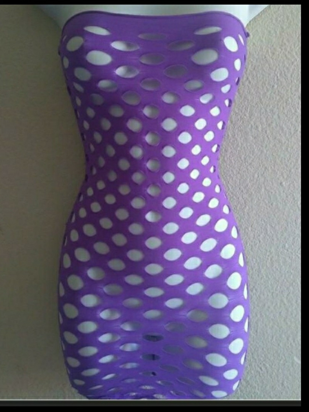 Thigh High Mini Dress-OS
